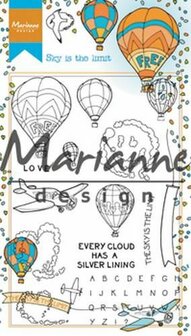 Marianne Design Stempel Hetty&lsquo;s Border Sky is the limit HT1634