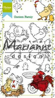 Marianne Design Stempel Hetty&lsquo;s Chicken Family HT1631