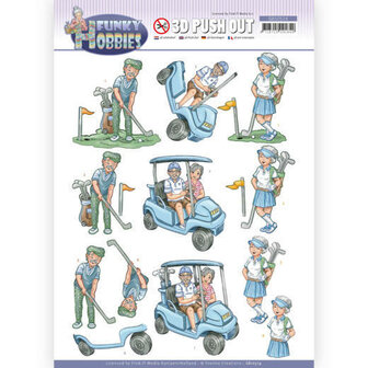 3D Push Out - Yvonne Creations - Funky Hobbies - Golf