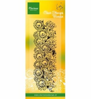 Marianne Design Clear stamp Tiny&acute;s Border - sunflowers TC0836