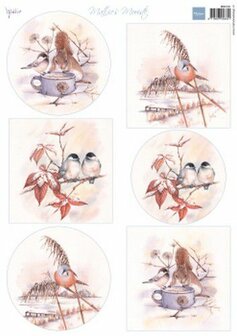 Marianne Design Knipvellen Mattie&lsquo;s Mooiste - Winter birds MB0181 A4