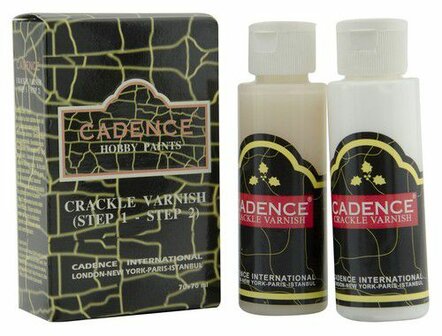 Cadence crackle vernis (transparent crackle) set 70+70ml