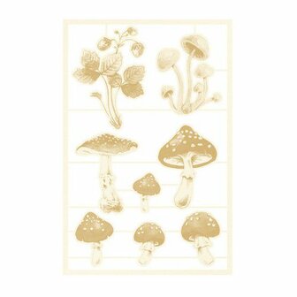 Piatek13 - Chipboard embellishments Forest tea party 03 