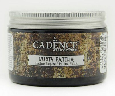 Cadence rusty patina verf Grijs zwart 150 ml