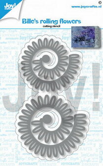 Joy! stencil Bille&#039;s wikkelbloemen 6002/1440