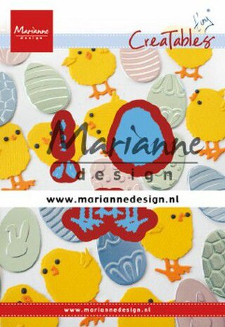 Marianne Design Creatable Tiny&lsquo;s paaskuiken LR0644&nbsp;&nbsp;48x49mm