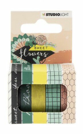 Studio Light Washi tape Sweet Flowers nr.07