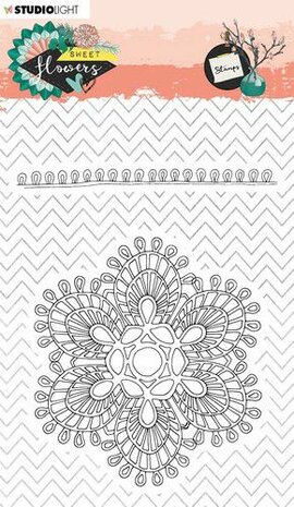 Studio Light Stamp A6 Sweet Flowers nr.438 