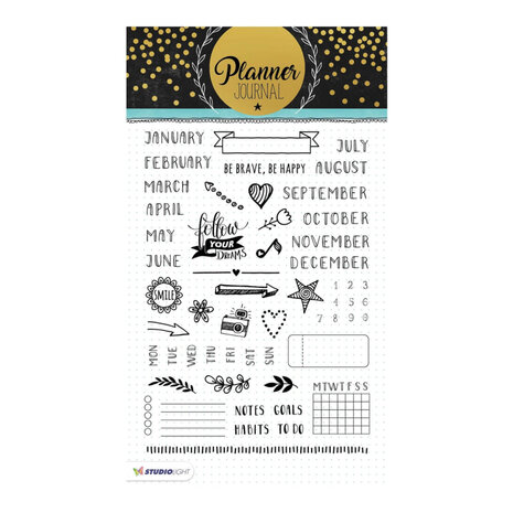 Studio Light Clearstempel Planner Journal nr 02 STAMPPJ02