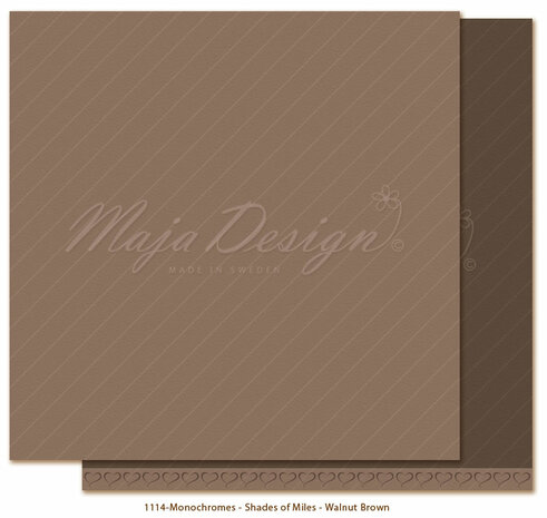 Monochromes - Shades of Miles - Walnut Brown