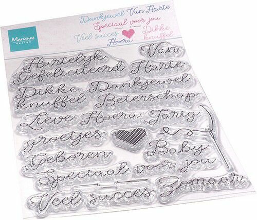 Marianne Design Clear Stamps Stikselteksten (NL) CS1077 