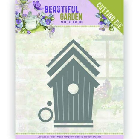 Dies - Precious Marieke - Beautiful Garden - Birdhouse