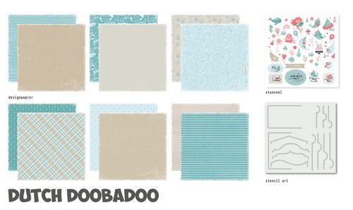 Dutch Doobadoo Crafty Kit XL Sea party 473.005.015