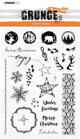 Studio Light Clear Stamp Grunge Collection nr.106 