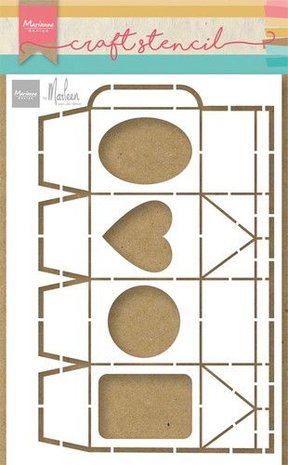 Marianne Design Craft Stencil - Melkpak By Marleen PS8112 