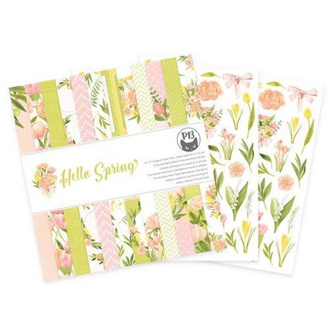 Piatek13 - Paper pad Hello Spring 12x12 P13-HSP-08