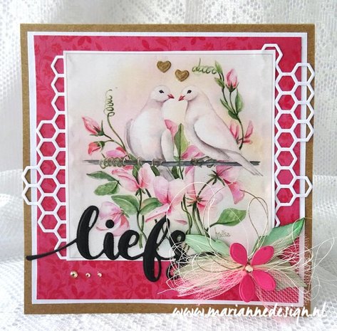 Marianne Design Decoupage Mattie&lsquo;s Mooiste - Duiven MB0200 A4