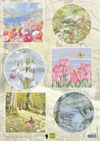 Marianne Design Decoupage Vlinders EWK1290 A4