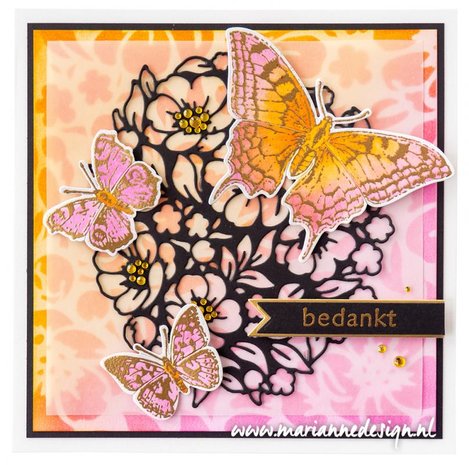 Marianne Design Craftable Art texture XL - Bloemen CR1586 