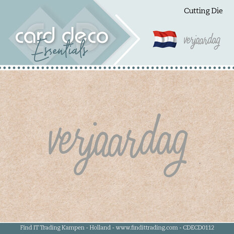 Card Deco Essentials - Dies - Verjaardag