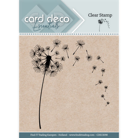 Card Deco Essentials Clear Stamps - Dandelion