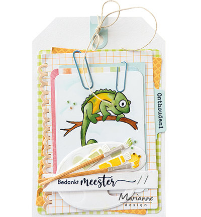 Marianne Design Clear Stamp Juffen en Meesters (NL) CS1096 115x185mm