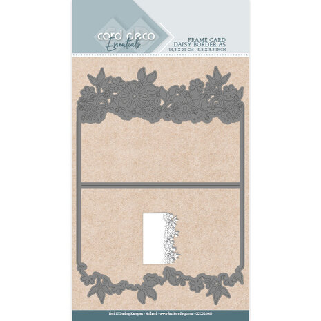 Card Deco Essentials Frame Dies - Daisy Border A5