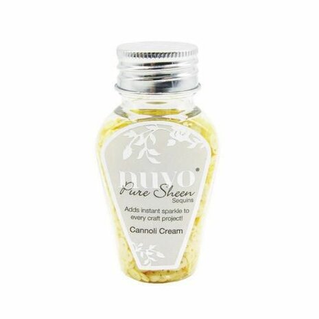 Nuvo Pure Sheen Sequins - Cannoli Cream 50ml 1149N