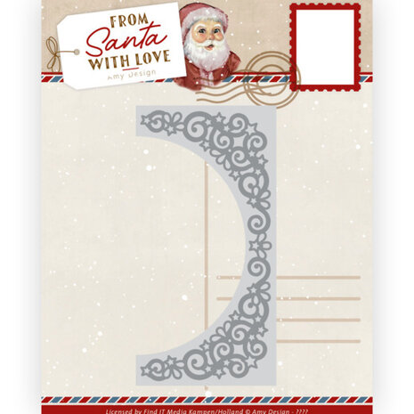 Dies - Amy Design &ndash; From Santa with love - Star Border