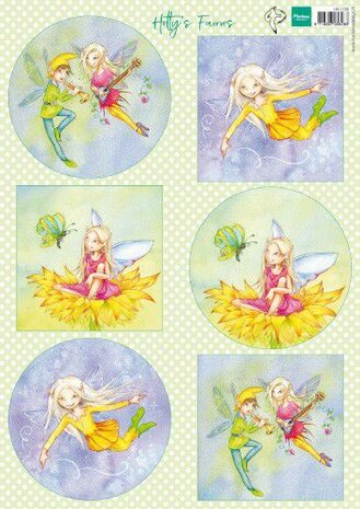 Marianne Design Knipvellen Hetty&lsquo;s Fairies HK1706 A4