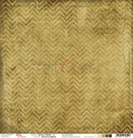 Craft OClock Double-sided paper 12&quot;*12&quot; Basic 03 - Brown Mood - 02