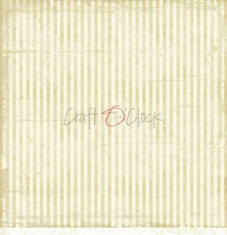 Craft OClock Double-sided paper 12&quot;*12&quot; Basic 04 - White-Beige Mood - 01