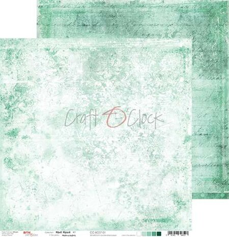 Craft Oclock paper Collection Set 12&quot;*12&quot; Basic 07 - Mint Mood