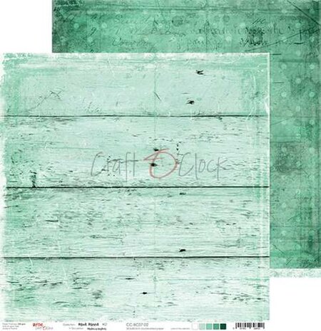 Craft Oclock paper Collection Set 12&quot;*12&quot; Basic 07 - Mint Mood