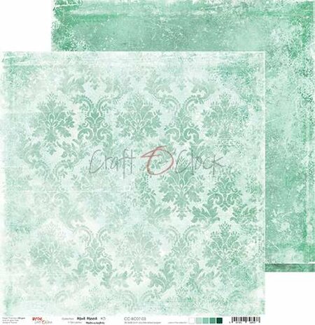 Craft Oclock paper Collection Set 12&quot;*12&quot; Basic 07 - Mint Mood