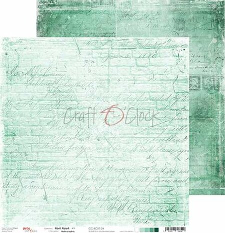 Craft Oclock paper Collection Set 12&quot;*12&quot; Basic 07 - Mint Mood