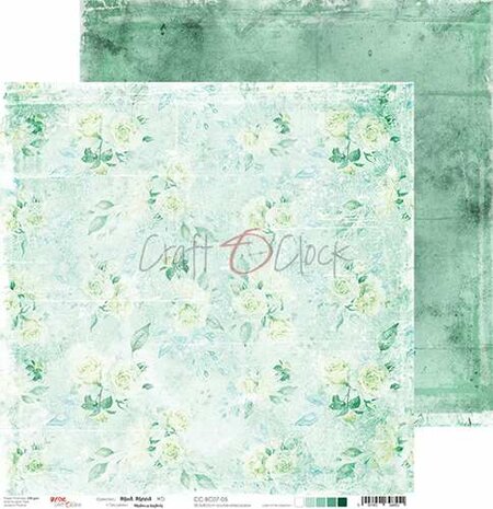 Craft Oclock paper Collection Set 12&quot;*12&quot; Basic 07 - Mint Mood