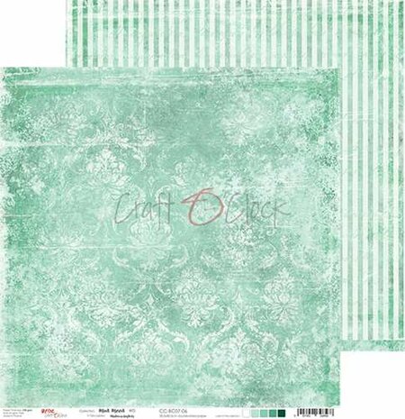 Craft Oclock paper Collection Set 12&quot;*12&quot; Basic 07 - Mint Mood