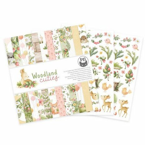 Piatek13 - Paper pad Woodland Cuties 12x12 P13-WDC-08