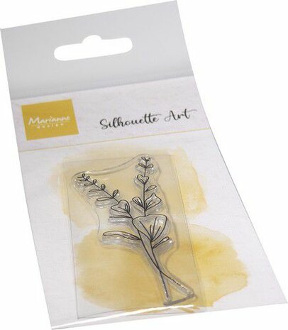 Marianne Design Clear Stamps Silhouette Art - Eucalyptus CR1119 75x140mm