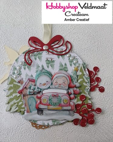 3D Cutting Sheet - Yvonne Creations - Christmas Scenery - Santa