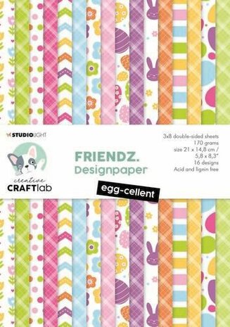 Studio Light Paper Pad Friendz nr.83 CCL-FR-PP83 A5