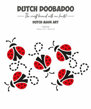 Dutch Doobadoo Mask-Art Lieveheersbeestje A5 470.784.213