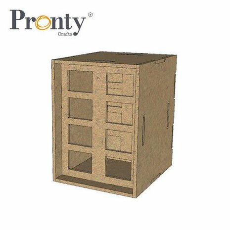 Pronty MDF Opbergsysteem Half Box Acrylic Pens Storage 460.483.018 110x150x130mm - 4mm