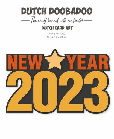 Dutch Doobadoo Card Art New Year 2023 A5 470.784.184