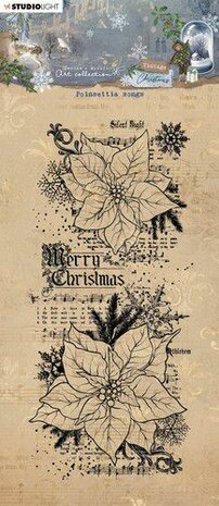 Studio Light Clear Stamp Vintage Christmas nr.544 JMA-VC-STAMP544 87x191mm