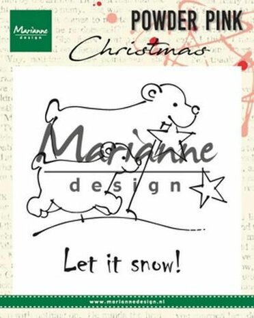 Marianne Design Clear stamp ijsberen PP2808 10x12,5cm