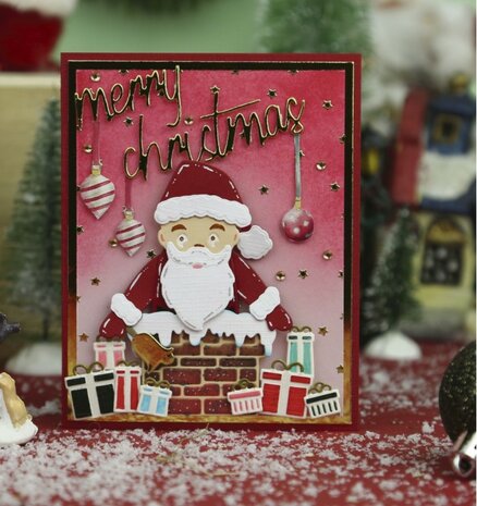 Dies - Yvonne Creations Christmas Scenery - Santa Claus