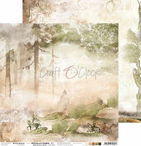 Craft OClock Paper Collection Set 12&quot;*12&quot; Bittersweet Heights, 250 gsm 