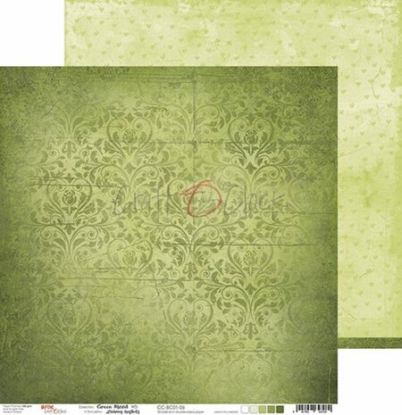 Craft OClock Double-sided paper 12&quot;*12&quot; Basic 01 - Green Mood - 06